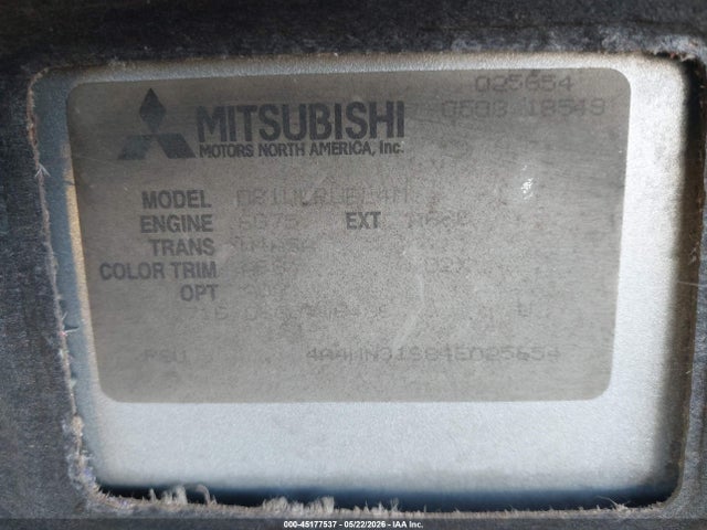 Продаж на аукціоні авто 2004 Mitsubishi Endeavor Xls, vin: 4A4MN31S84E025654, номер лоту: 45177537