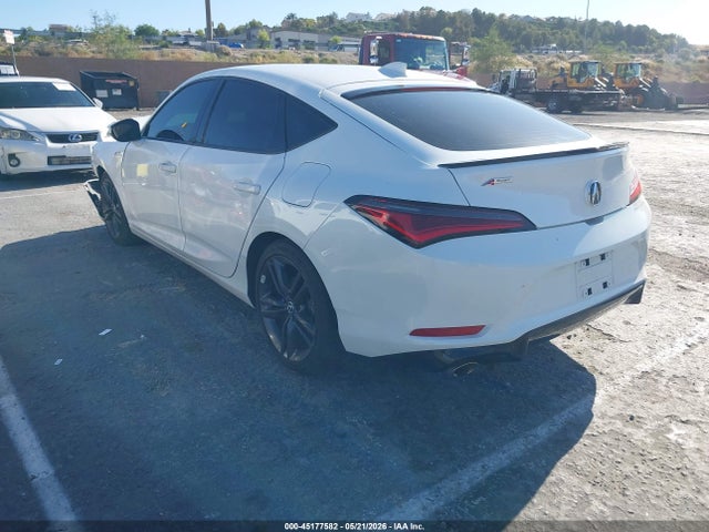45177582 :رقم المزاد ، 19UDE4H33SA014739 vin ، 2025 Acura Integra A-spec مزاد بيع