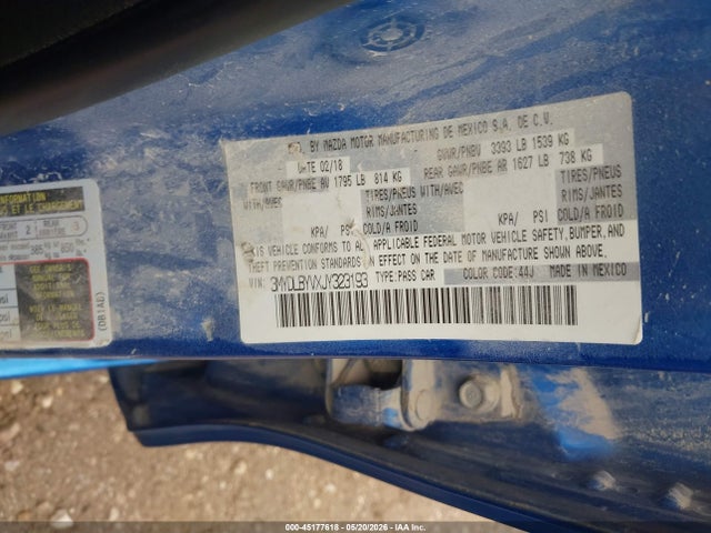 3MYDLBYVXJY323193 Toyota YARIS IA