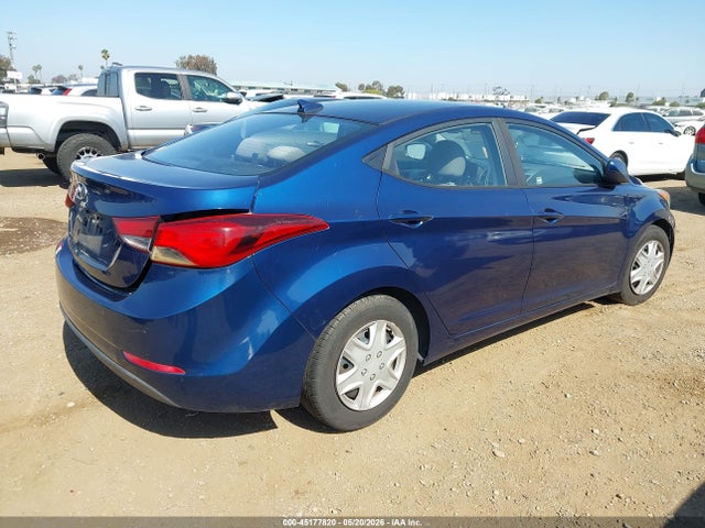 Продаж на аукціоні авто 2016 Hyundai Elantra Se, vin: 5NPDH4AE4GH754172, номер лоту: 45177820
