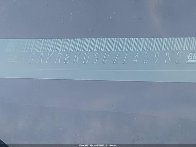 Buick Enclave Leather 2016 5GAKRBKD5GJ143932 Image 9