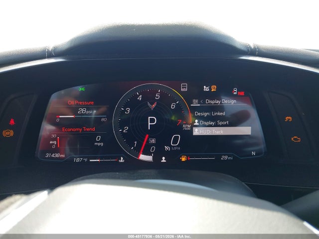 2023 Chevrolet Corvette Stingray Rwd  2lt მანქანა იყიდება აუქციონზე, vin: 1G1YB2D44P5138667, აუქციონის ნომერი: 45177936