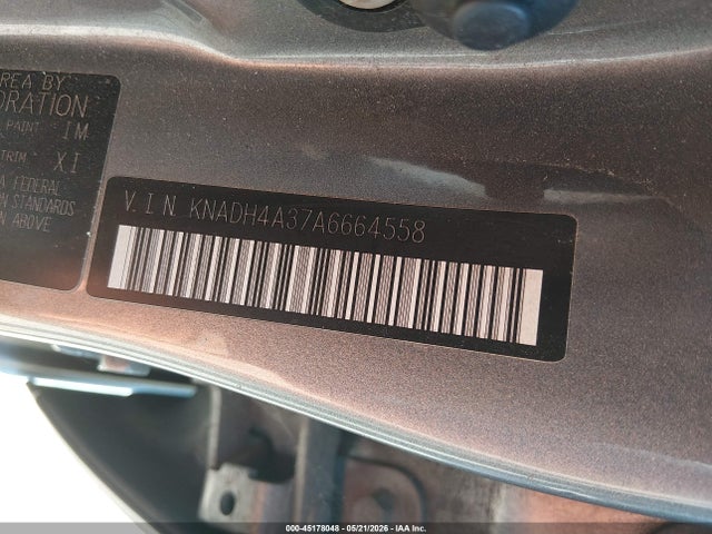 Продажа на аукционе авто 2010 Kia Rio Lx, vin: KNADH4A37A6664558, номер лота: 45178048