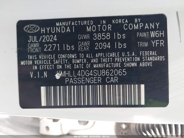 Hyundai ELANTRA SE 2025 KMHLL4DG4SU862065 Image 9