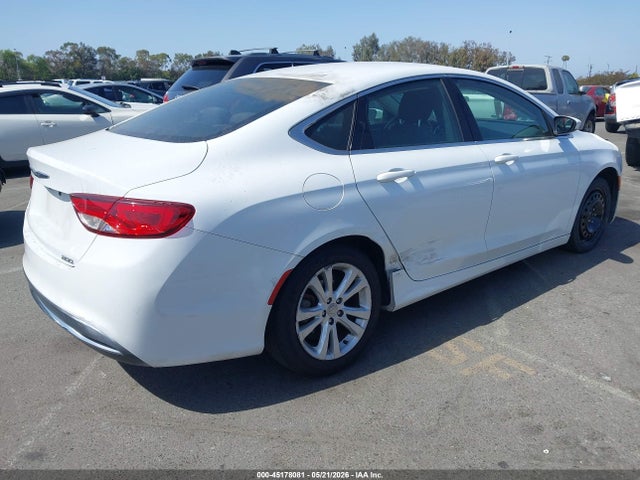 45178081 :رقم المزاد ، 1C3CCCAB4GN161183 vin ، 2016 Chrysler 200 Limited مزاد بيع