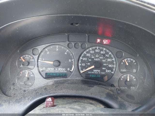 45178160 :رقم المزاد ، 1GCCS19W518221603 vin ، 2001 Chevrolet S-10 Ls مزاد بيع