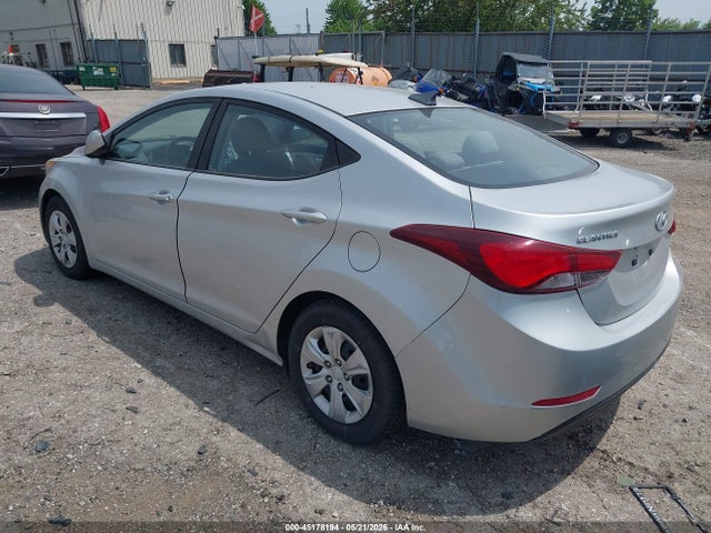 Продаж на аукціоні авто 2016 Hyundai Elantra Se, vin: 5NPDH4AE0GH718897, номер лоту: 45178194