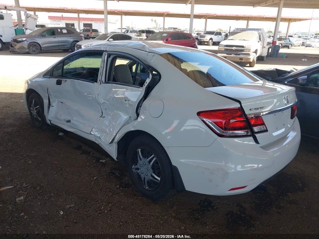 45178284 :رقم المزاد ، 19XFB2F52DE088999 vin ، 2013 Honda Civic Lx مزاد بيع