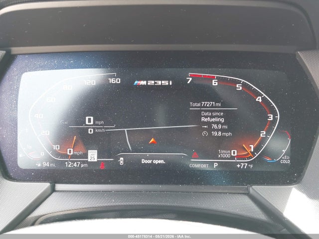 Aukcja sprzedaży 2021 Bmw M235i Gran Coupe Xdrive, vin: WBA13AL02M7G65606, numer aukcji: 45178314