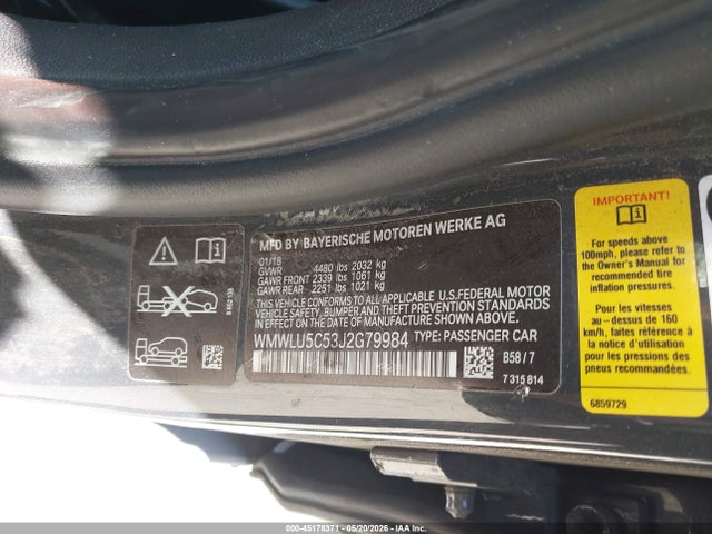 Auction sale of the 2018 Mini Clubman Cooper S, vin: WMWLU5C53J2G79984, lot number: 45178371