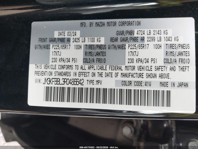Mazda Cx-5 2.5 S Select 2024 JM3KFBBL3R0486642 Image 9