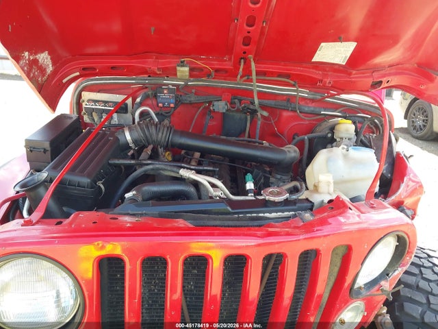 2006 Jeep Wrangler X მანქანა იყიდება აუქციონზე, vin: 1J4FA39S06P749436, აუქციონის ნომერი: 45178419