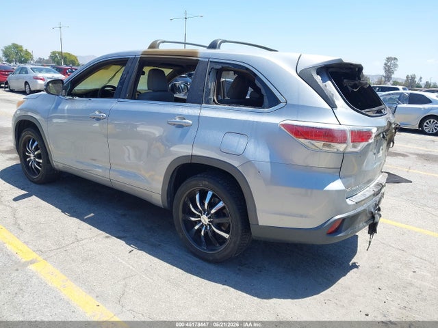 Продажа на аукционе авто 2015 Toyota Highlander Le V6, vin: 5TDZKRFH0FS051748, номер лота: 45178447