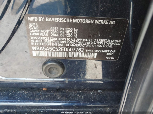 WBA5A5C52ED507762 BMW 528I
