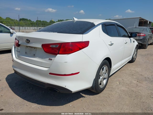 45178635 :رقم المزاد ، KNAGM4A77F5648370 vin ، 2015 Kia Optima Lx مزاد بيع
