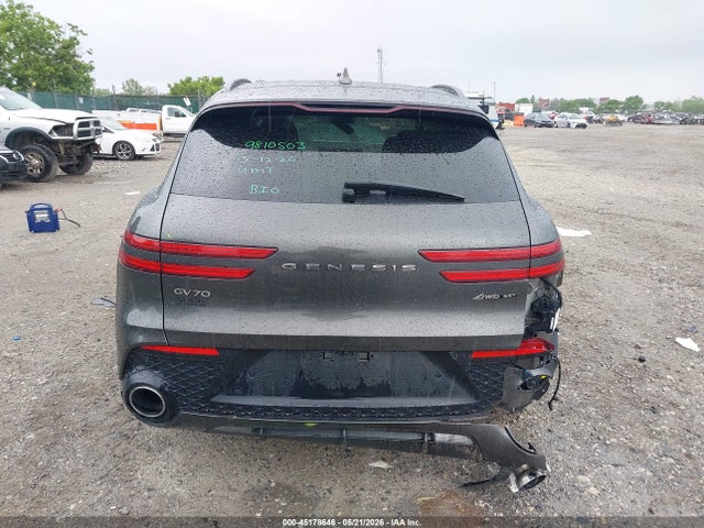 45178646 :رقم المزاد ، KMUMCDTC6SU180731 vin ، 2025 Genesis Gv70 3.5t Awd Sport مزاد بيع