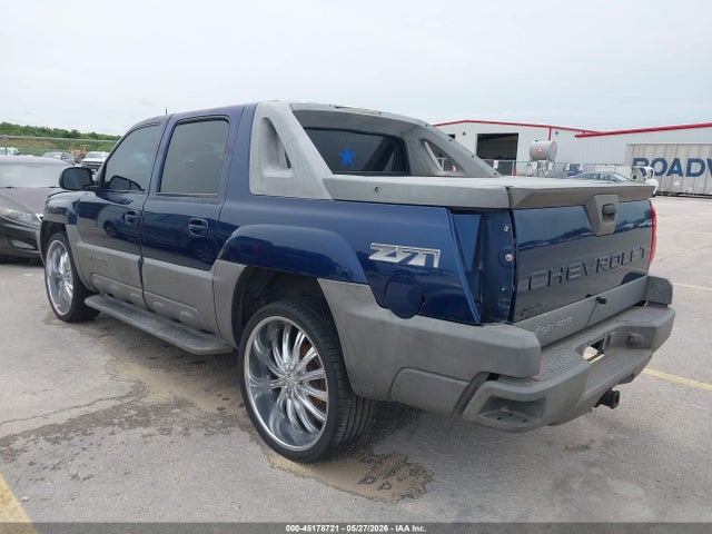Aukcja sprzedaży 2002 Chevrolet Avalanche 1500, vin: 3GNEK13T72G174634, numer aukcji: 45178721