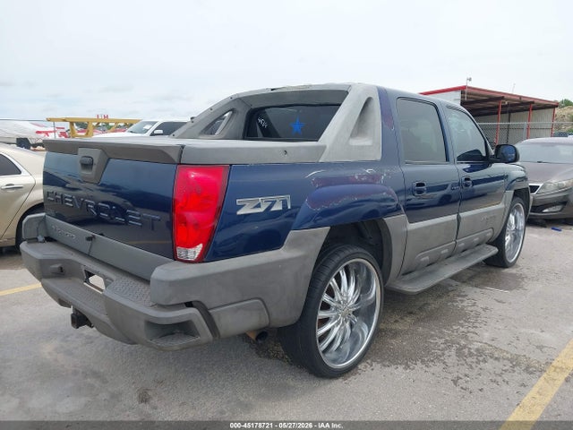 Aukcja sprzedaży 2002 Chevrolet Avalanche 1500, vin: 3GNEK13T72G174634, numer aukcji: 45178721