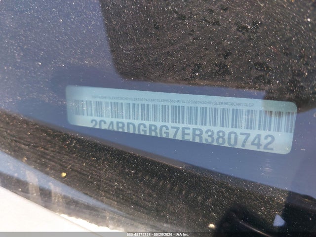 2C4RDGBG7ER380742 Dodge Grand Caravan Se