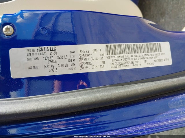 Продаж на аукціоні авто 2019 Dodge Grand Caravan Se, vin: 2C4RDGBG2KR571691, номер лоту: 45178752