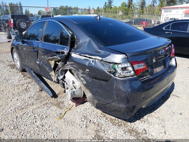 2017 Subaru Legacy 2.5i Premium მანქანა იყიდება აუქციონზე, vin: 4S3BNAC62H3047086, აუქციონის ნომერი: 45178789
