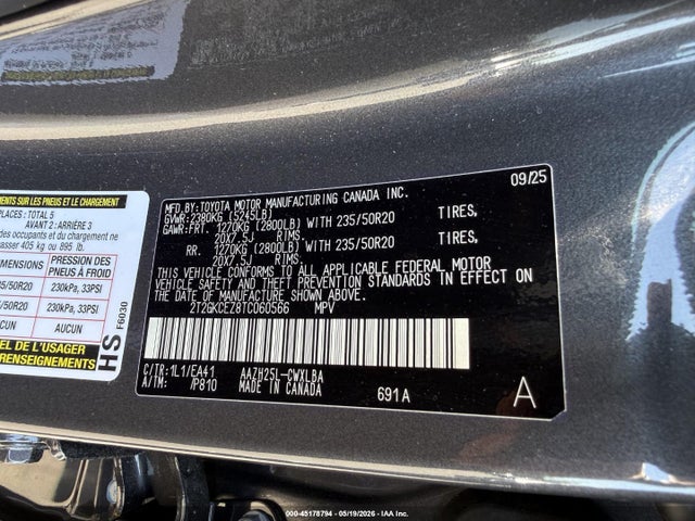 2026 Lexus Nx 350h Premium მანქანა იყიდება აუქციონზე, vin: 2T2GKCEZ8TC060566, აუქციონის ნომერი: 45178794