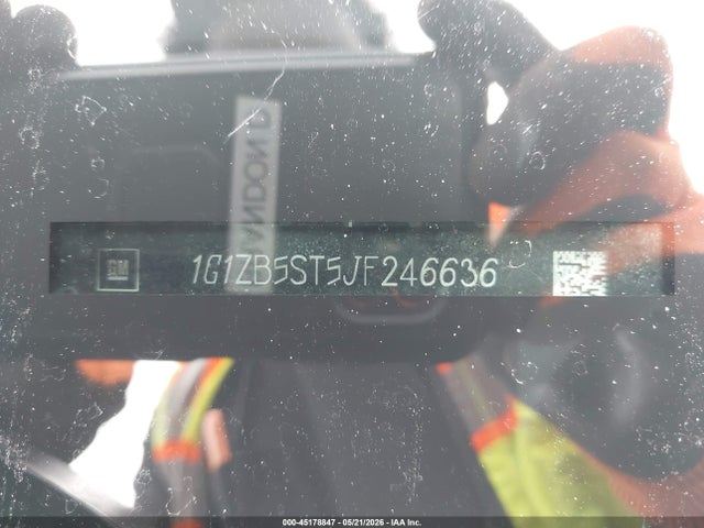 Aukcja sprzedaży 2018 Chevrolet Malibu 1ls, vin: 1G1ZB5ST5JF246636, numer aukcji: 45178847
