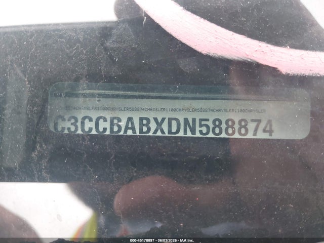 Aukcja sprzedaży 2013 Chrysler 200 Lx, vin: 1C3CCBABXDN588874, numer aukcji: 45178897