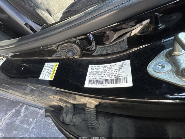 2014 Honda Accord Ex მანქანა იყიდება აუქციონზე, vin: 1HGCR2F79EA276084, აუქციონის ნომერი: 45179014