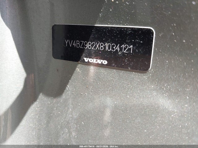 45179418 :رقم المزاد ، YV4BZ982X81034121 vin ، 2008 Volvo Xc70 3.2 مزاد بيع