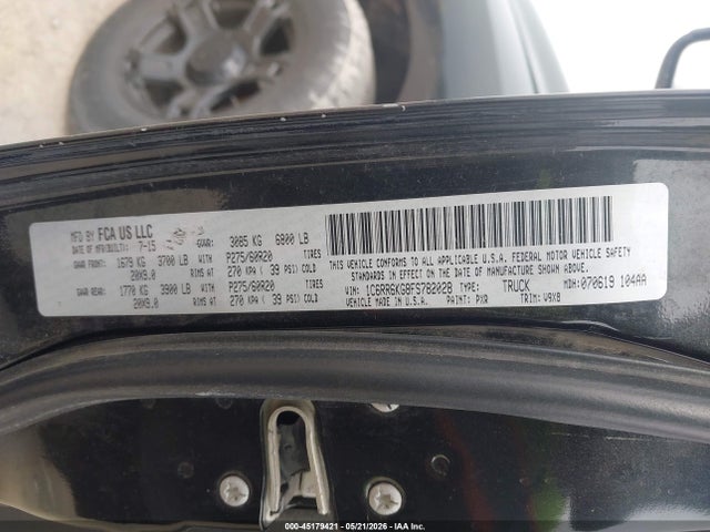 Aukcja sprzedaży 2015 Ram 1500 Express, vin: 1C6RR6KG8FS782028, numer aukcji: 45179421