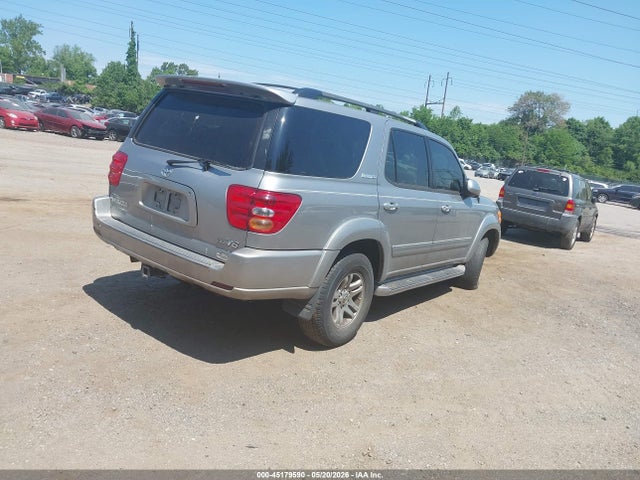 45179590 :رقم المزاد ، 5TDZT38A84S234144 vin ، 2004 Toyota Sequoia Limited V8 مزاد بيع