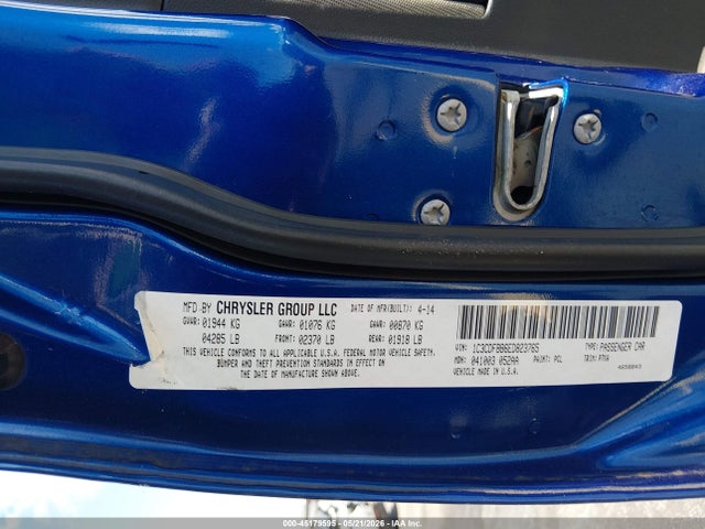 2014 Dodge Dart Sxt მანქანა იყიდება აუქციონზე, vin: 1C3CDFBB6ED823765, აუქციონის ნომერი: 45179595