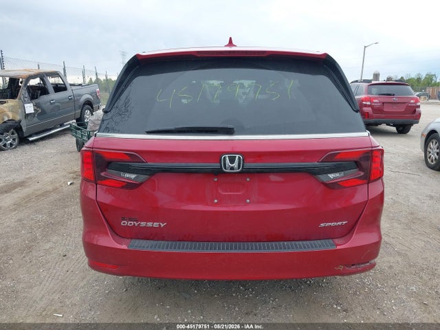 2024 Honda Odyssey Sport მანქანა იყიდება აუქციონზე, vin: 5FNRL6H76RB026149, აუქციონის ნომერი: 45179751