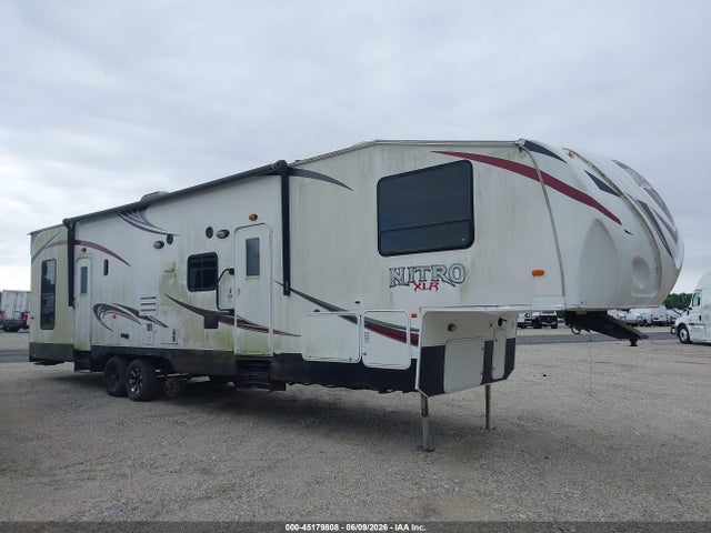 2013 Forest River Nitro Xlr 38dbq5 Toy Hauler 5th Whl Travel Trailer მანქანა იყიდება აუქციონზე, vin: 4X4FXLP30DM600405, აუქციონის ნომერი: 45179808