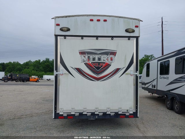 2013 Forest River Nitro Xlr 38dbq5 Toy Hauler 5th Whl Travel Trailer მანქანა იყიდება აუქციონზე, vin: 4X4FXLP30DM600405, აუქციონის ნომერი: 45179808