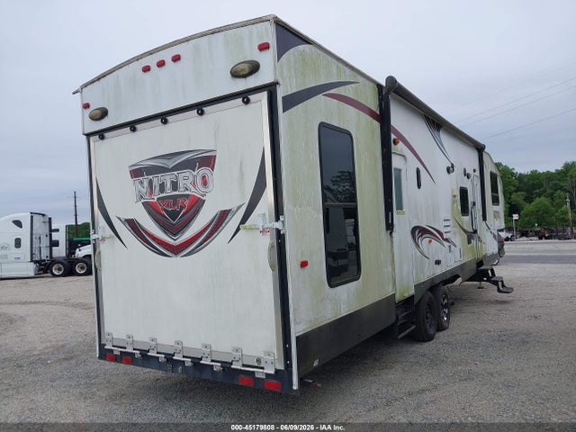 2013 Forest River Nitro Xlr 38dbq5 Toy Hauler 5th Whl Travel Trailer მანქანა იყიდება აუქციონზე, vin: 4X4FXLP30DM600405, აუქციონის ნომერი: 45179808