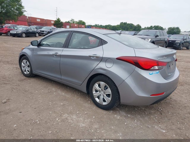 2016 Hyundai Elantra Se მანქანა იყიდება აუქციონზე, vin: 5NPDH4AE6GH674095, აუქციონის ნომერი: 45179821