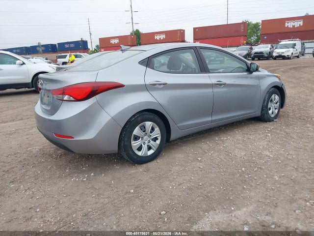 2016 Hyundai Elantra Se მანქანა იყიდება აუქციონზე, vin: 5NPDH4AE6GH674095, აუქციონის ნომერი: 45179821