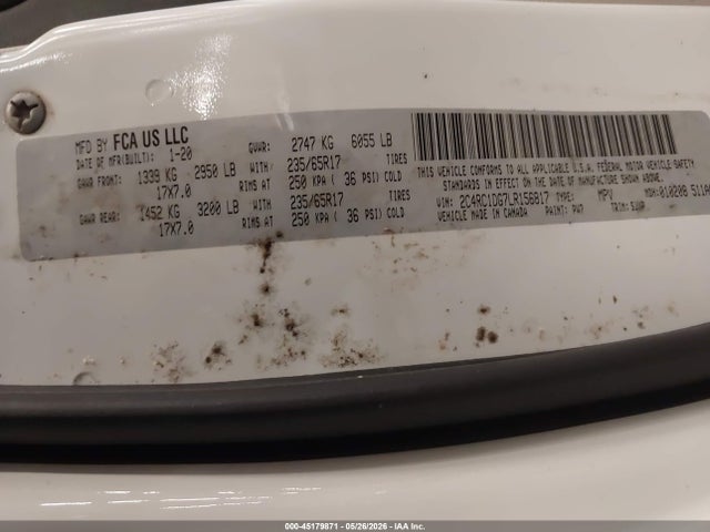 Chrysler Voyager Lxi 2020 2C4RC1DG7LR156817 Image 9