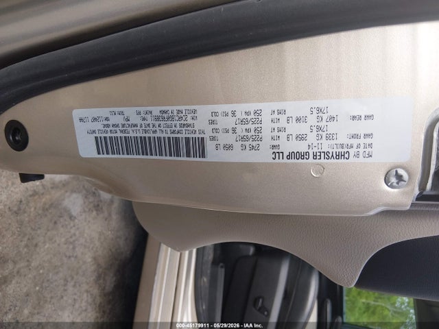 45179911 :رقم المزاد ، 2C4RC1BG0FR638911 vin ، 2015 Chrysler Town & Country Touring مزاد بيع