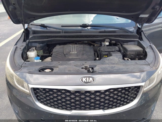 2017 Kia Sedona Lx მანქანა იყიდება აუქციონზე, vin: KNDMB5C17H6322740, აუქციონის ნომერი: 45180236