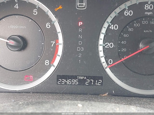 45180260 :رقم المزاد ، 1HGCP26359A171891 vin ، 2009 Honda Accord 2.4 Lx مزاد بيع