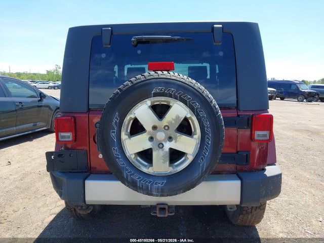 45180266 :رقم المزاد ، 1J4FA54189L782111 vin ، 2009 Jeep Wrangler Sahara مزاد بيع