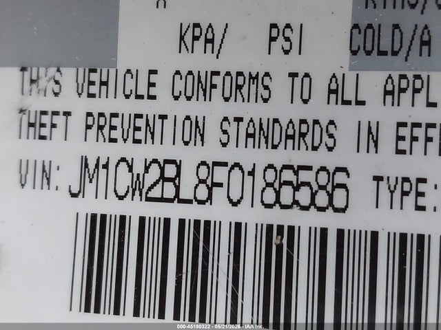 Продаж на аукціоні авто 2015 Mazda Mazda5 Sport, vin: JM1CW2BL8F0186586, номер лоту: 45180322