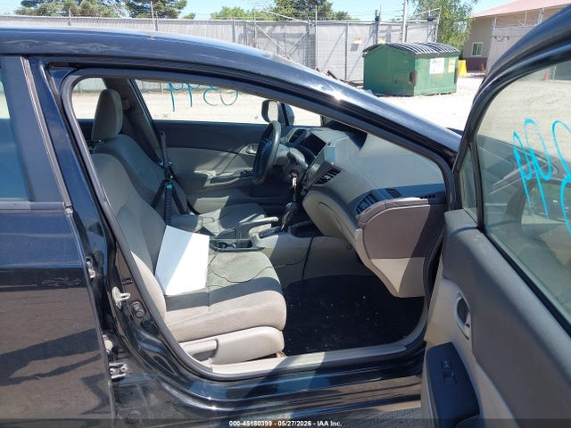 Aukcja sprzedaży 2012 Honda Civic Lx, vin: 19XFB2F52CE025528, numer aukcji: 45180399