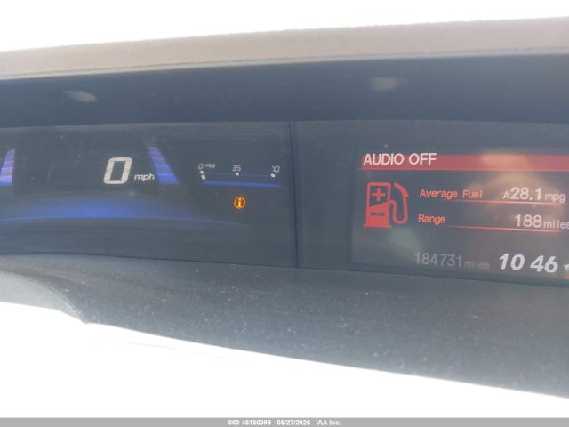 Aukcja sprzedaży 2012 Honda Civic Lx, vin: 19XFB2F52CE025528, numer aukcji: 45180399