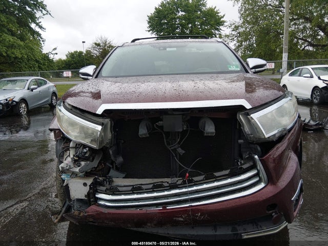 Продажа на аукционе авто 2016 Toyota Highlander Limited V6, vin: 5TDDKRFH4GS285273, номер лота: 45180470