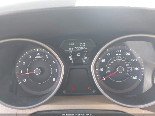 2013 Hyundai Elantra Gls მანქანა იყიდება აუქციონზე, vin: 5NPDH4AE8DH373257, აუქციონის ნომერი: 45180500