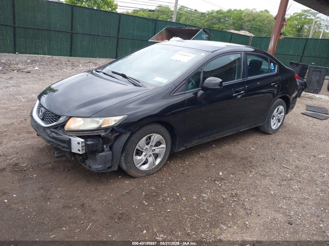 2013 Honda Civic Lx მანქანა იყიდება აუქციონზე, vin: 2HGFB2F5XDH592772, აუქციონის ნომერი: 45180597